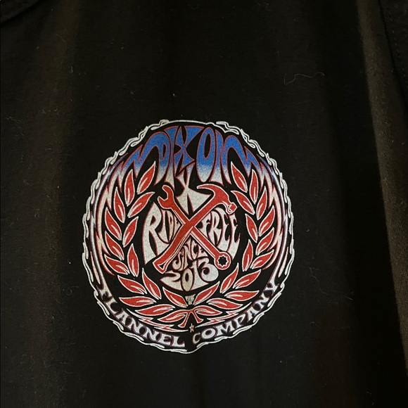 DIXXON Black Tank Top with Red Graphic - Picture 2 of 2